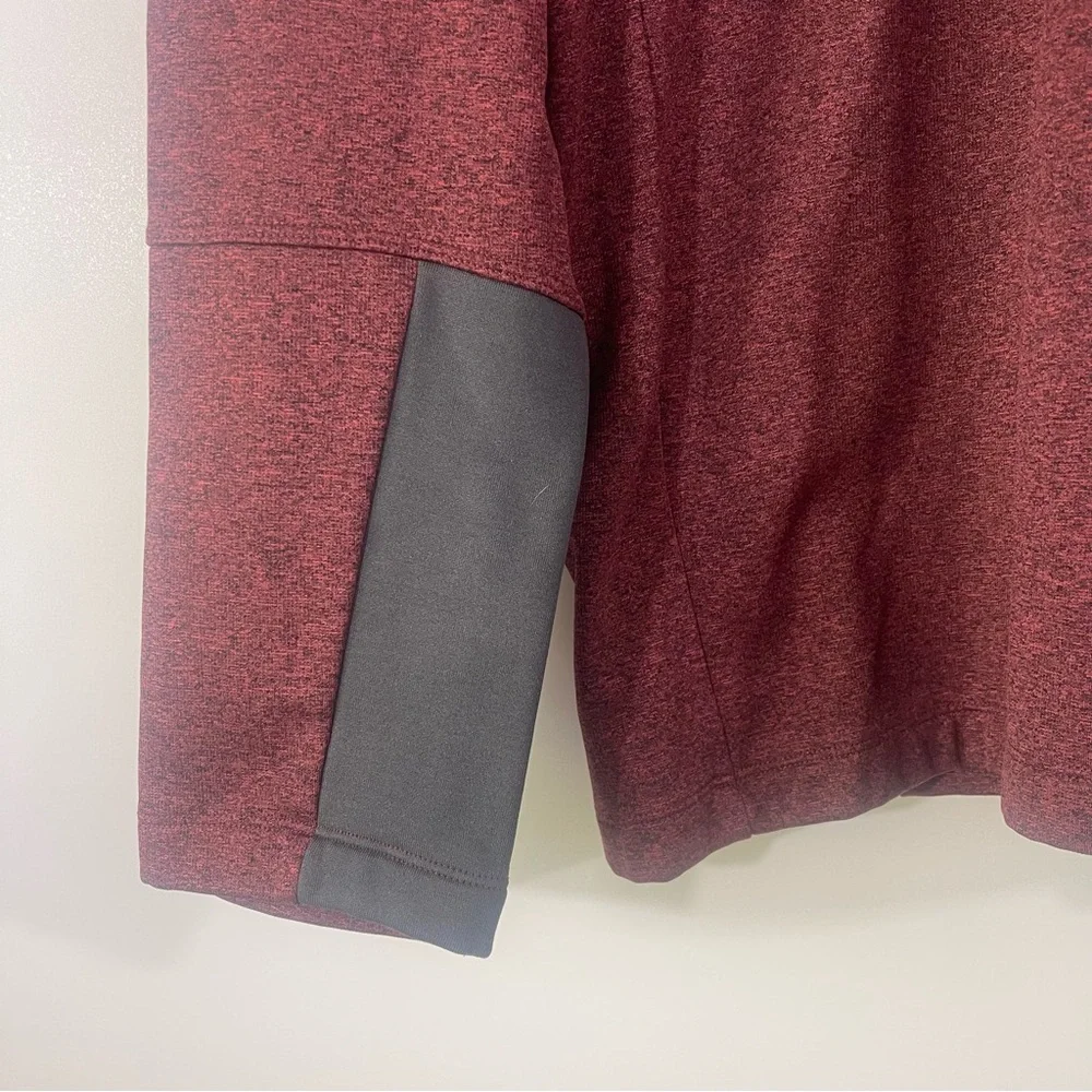 The North Face Men's 1/4 Zip Fleece Lined Pullover Maroon Size XXL